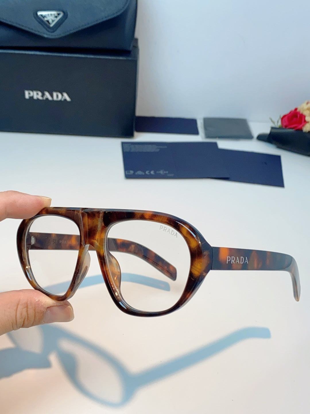Prada Aviator Brown Lens Sunglasses for Men & Women - 449375 - detail image 6