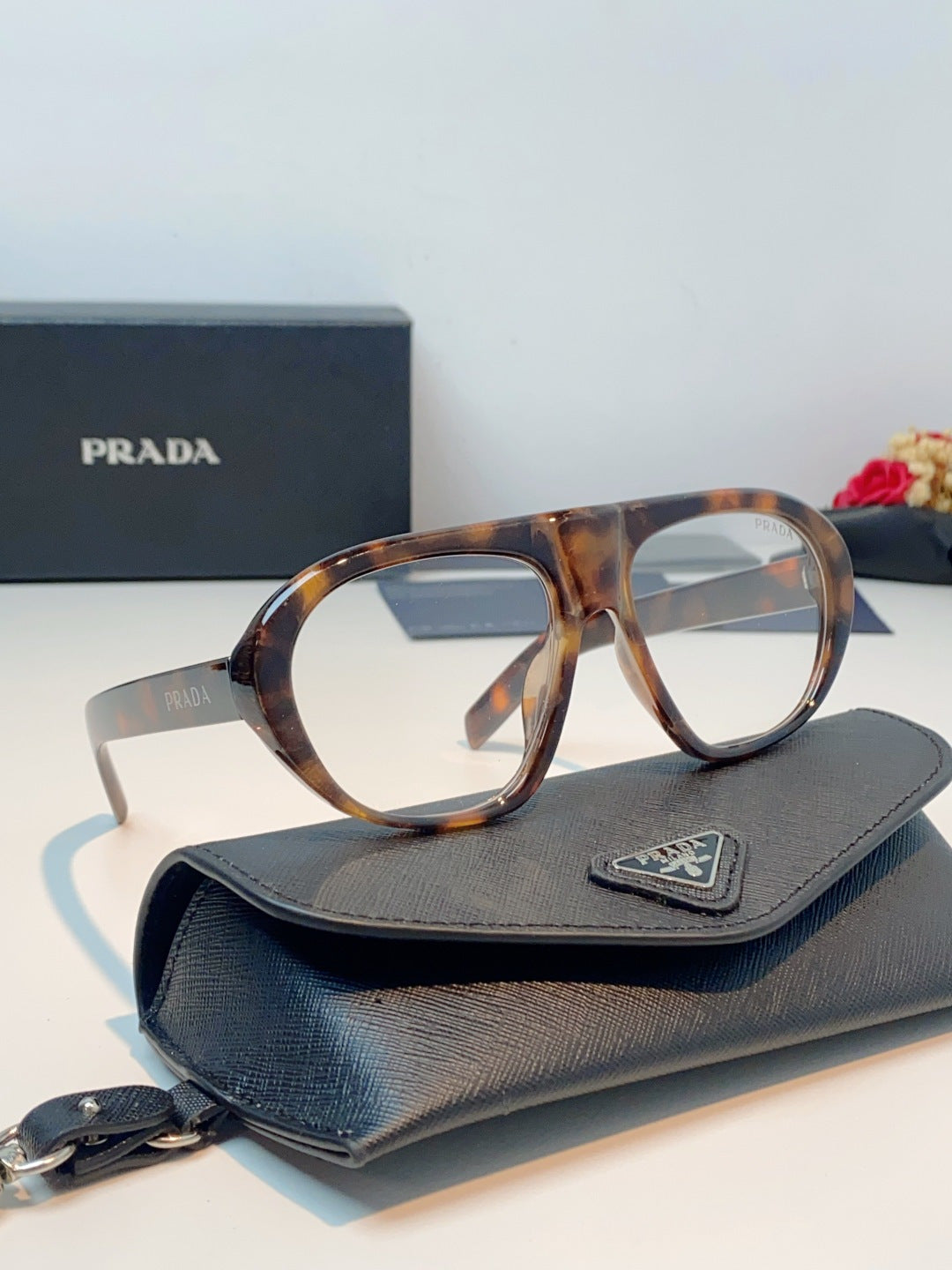 Prada Aviator Brown Lens Sunglasses for Men & Women - 449375 - detail image 10