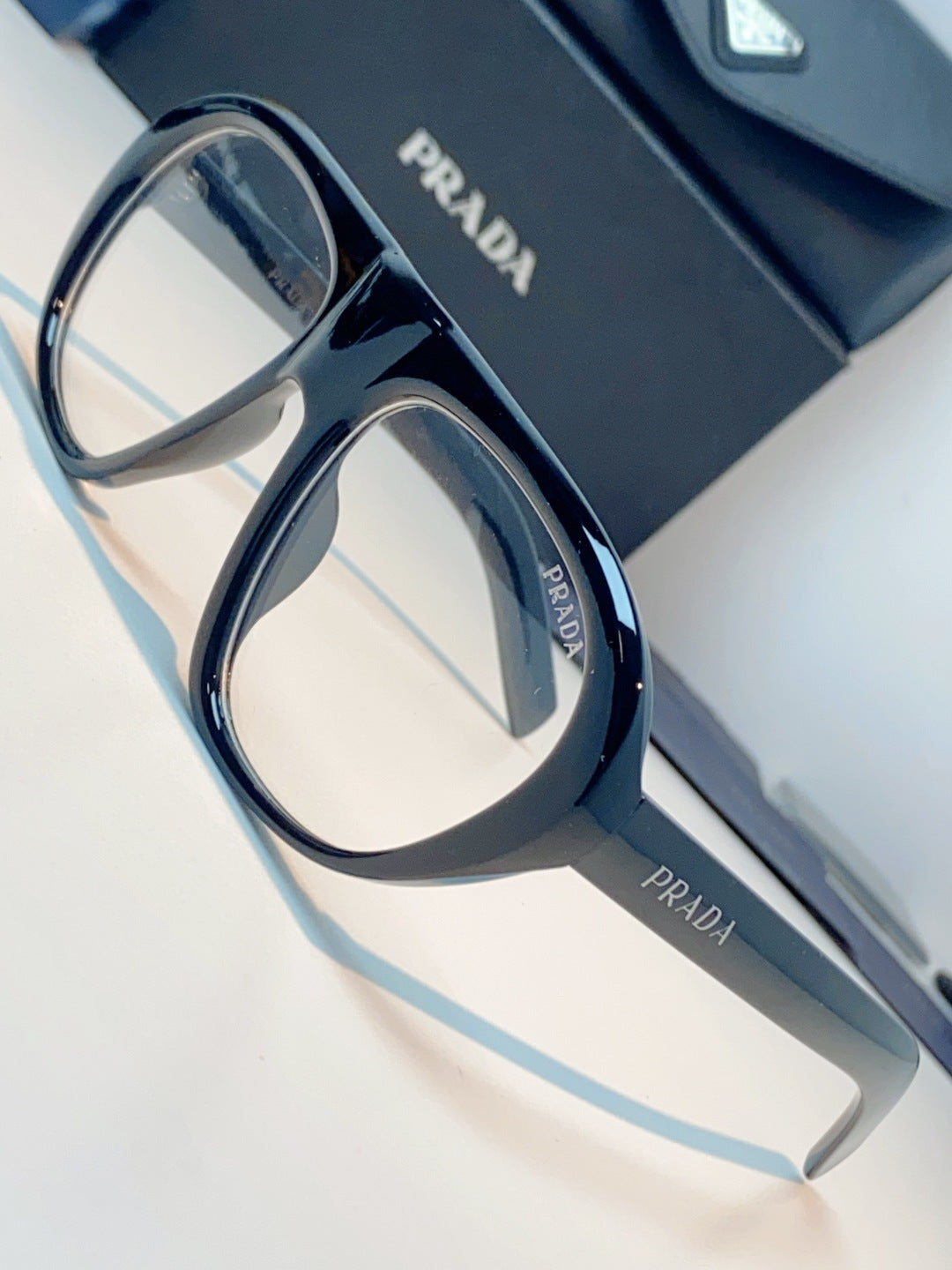 Prada Aviator Black Lens Sunglasses for Men & Women - detail image 7