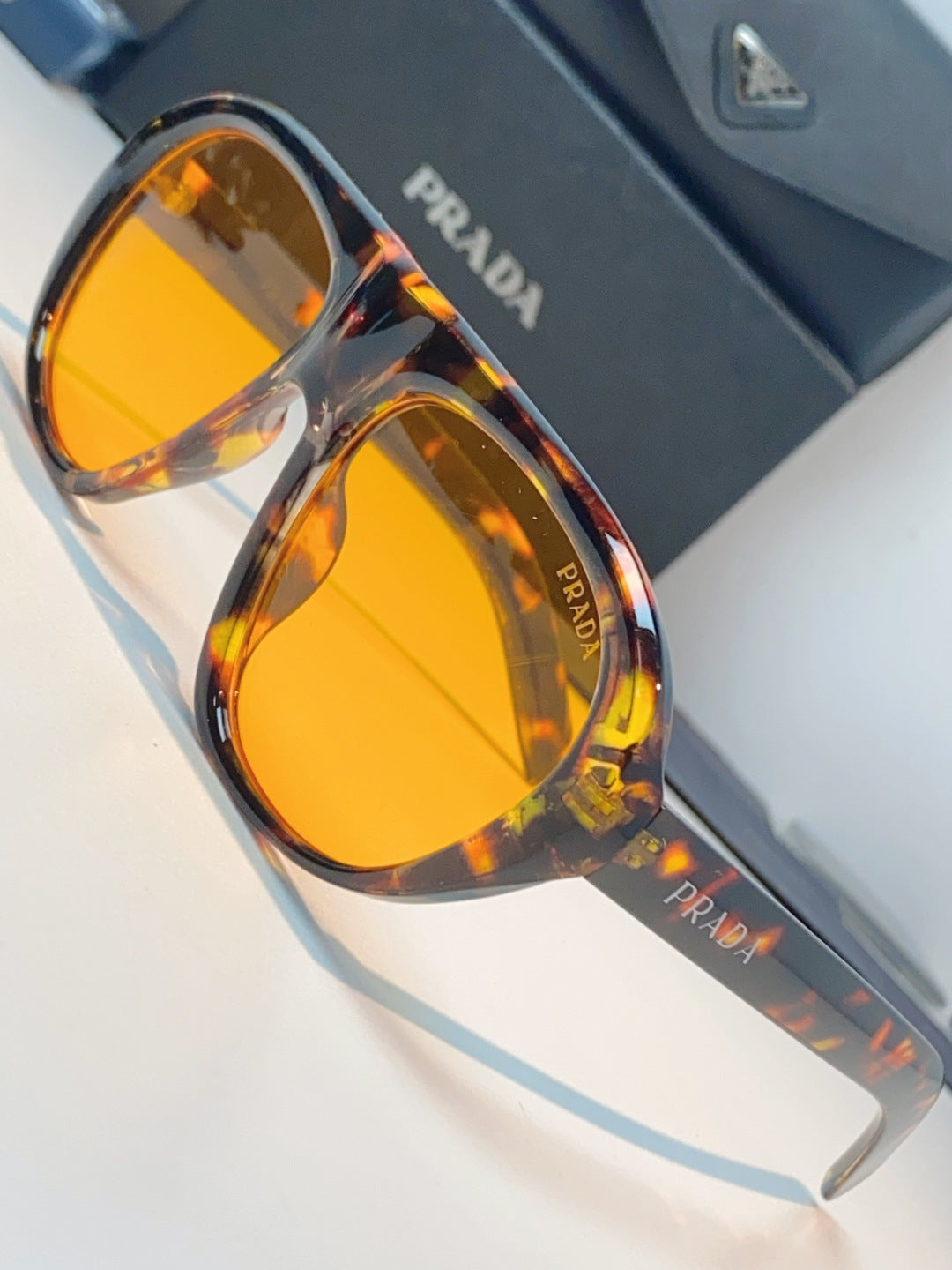Prada Aviator Brown Lens Sunglasses for Men & Women - detail image 7