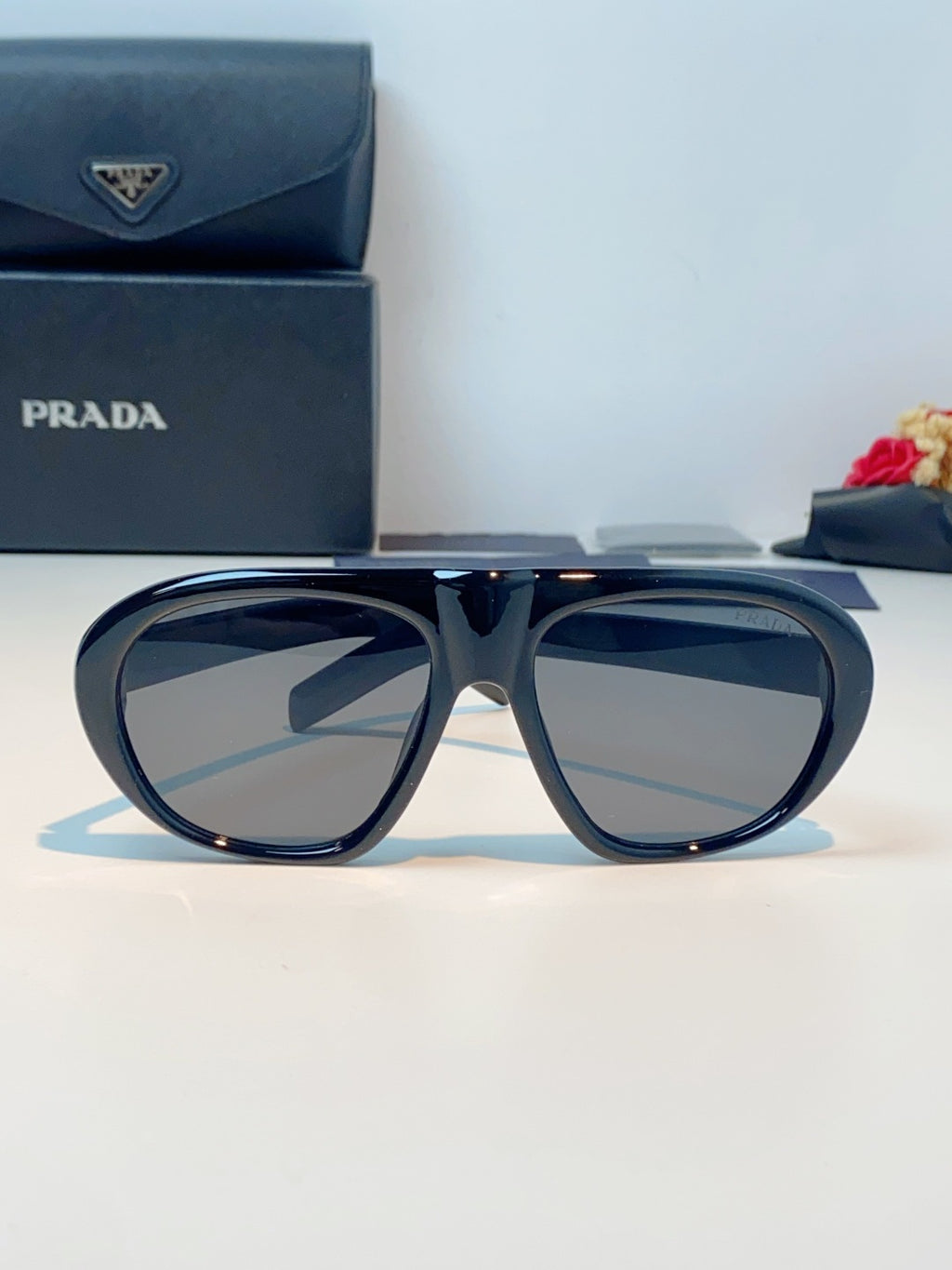 Prada Aviator Blue Lens Sunglasses for Men & Women - 449380 - detail image 2
