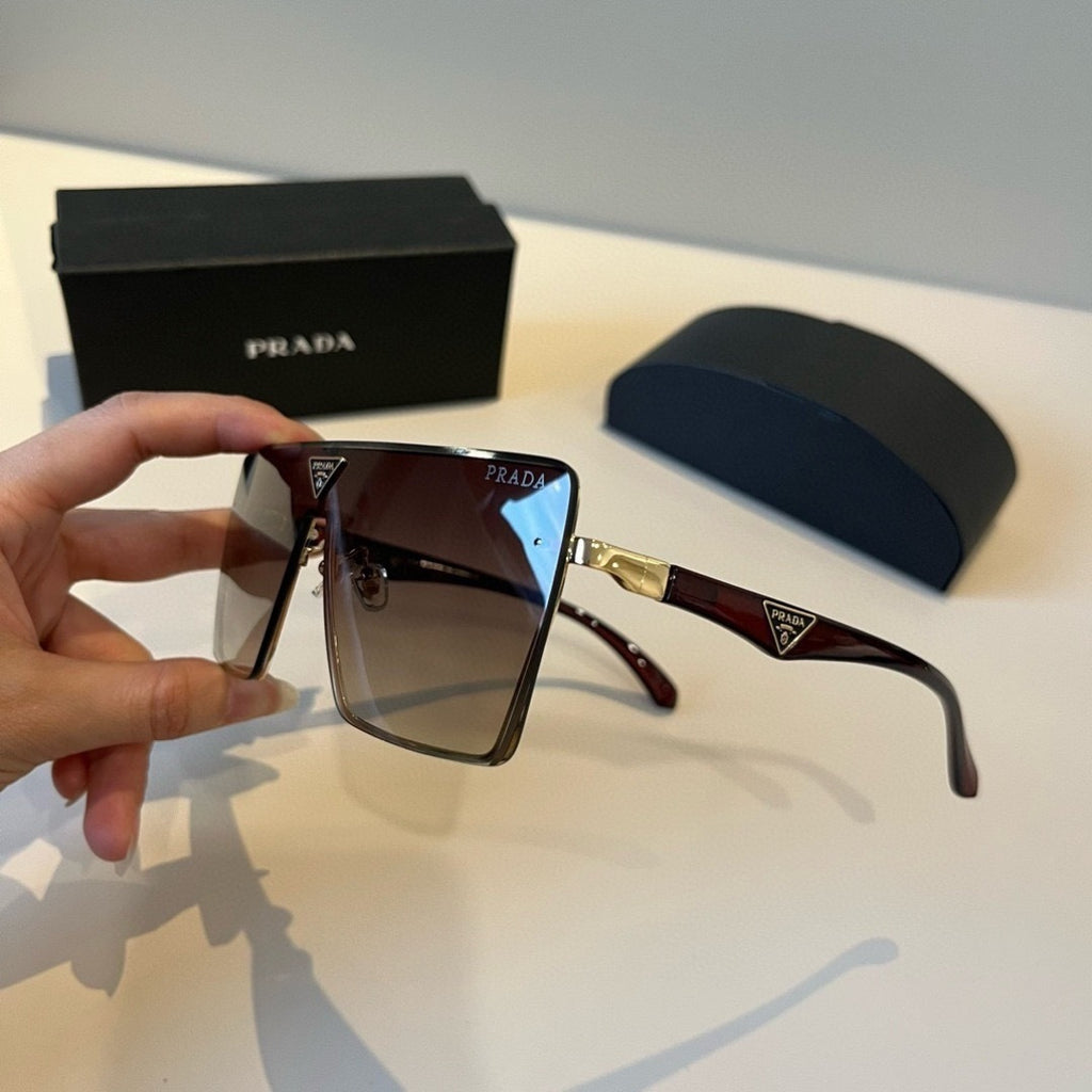 Prada Polarized Fashion Brown Lens Sunglasses for Men - 398929 - detail image 4