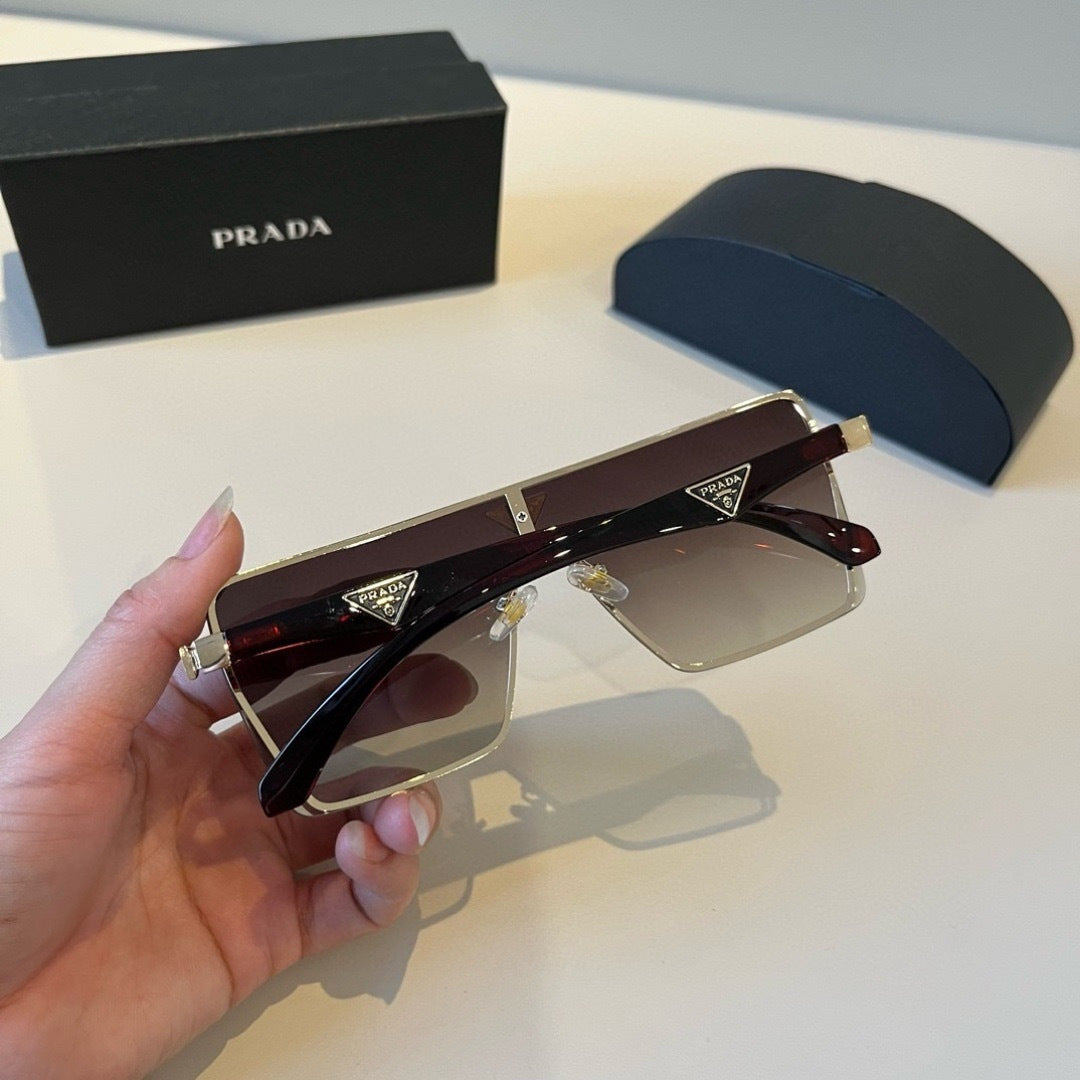 Prada Polarized Fashion Brown Lens Sunglasses for Men - 398929 - detail image 7
