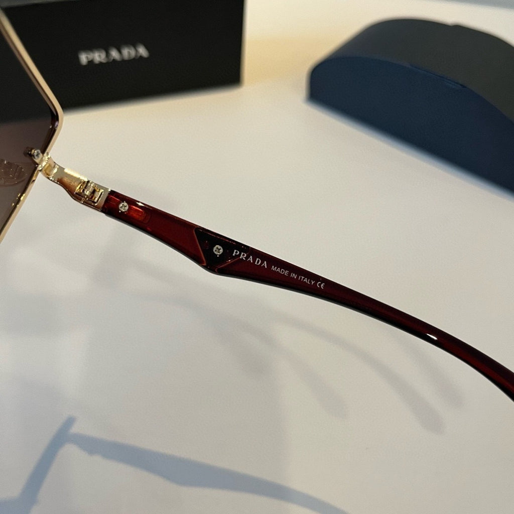 Prada Polarized Fashion Brown Lens Sunglasses for Men - 398929 - detail image 9