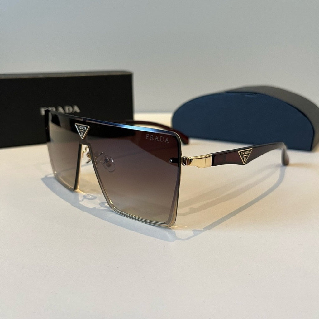 Prada Polarized Fashion Brown Lens Sunglasses for Men - 398929 - detail image 3