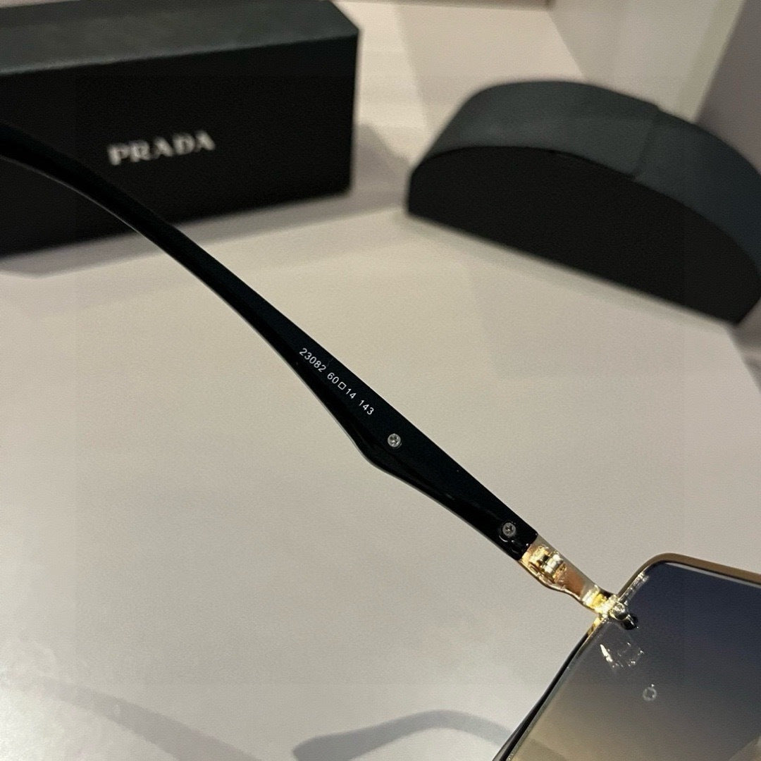 Prada Polarized Fashion Silver Lens Sunglasses for Men - 398930 - detail image 9