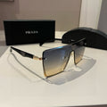 Prada Polarized Fashion Silver Lens Sunglasses for Men - 398930