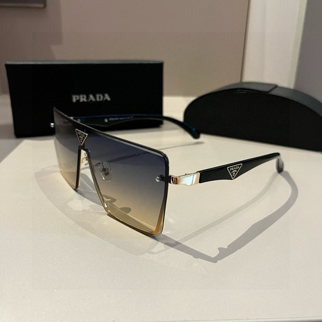 Prada Polarized Fashion Silver Lens Sunglasses for Men - 398930 - detail image 2