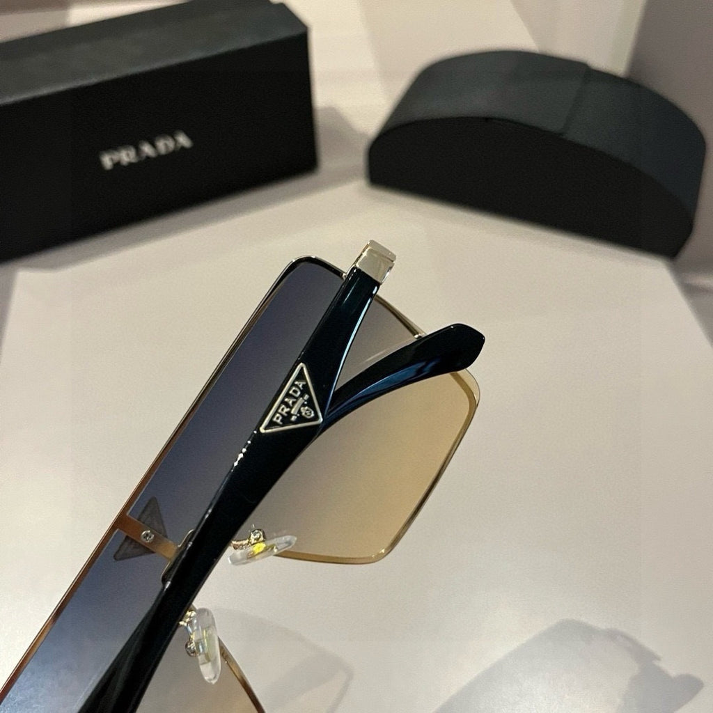 Prada Polarized Fashion Silver Lens Sunglasses for Men - 398930 - detail image 6
