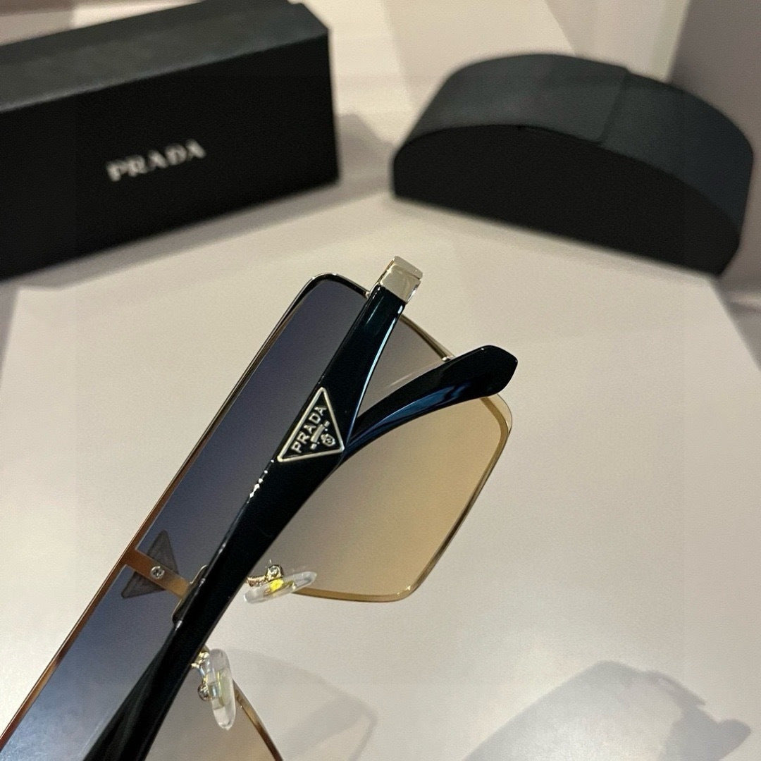 Prada Polarized Fashion Silver Lens Sunglasses for Men - 398930 - detail image 6