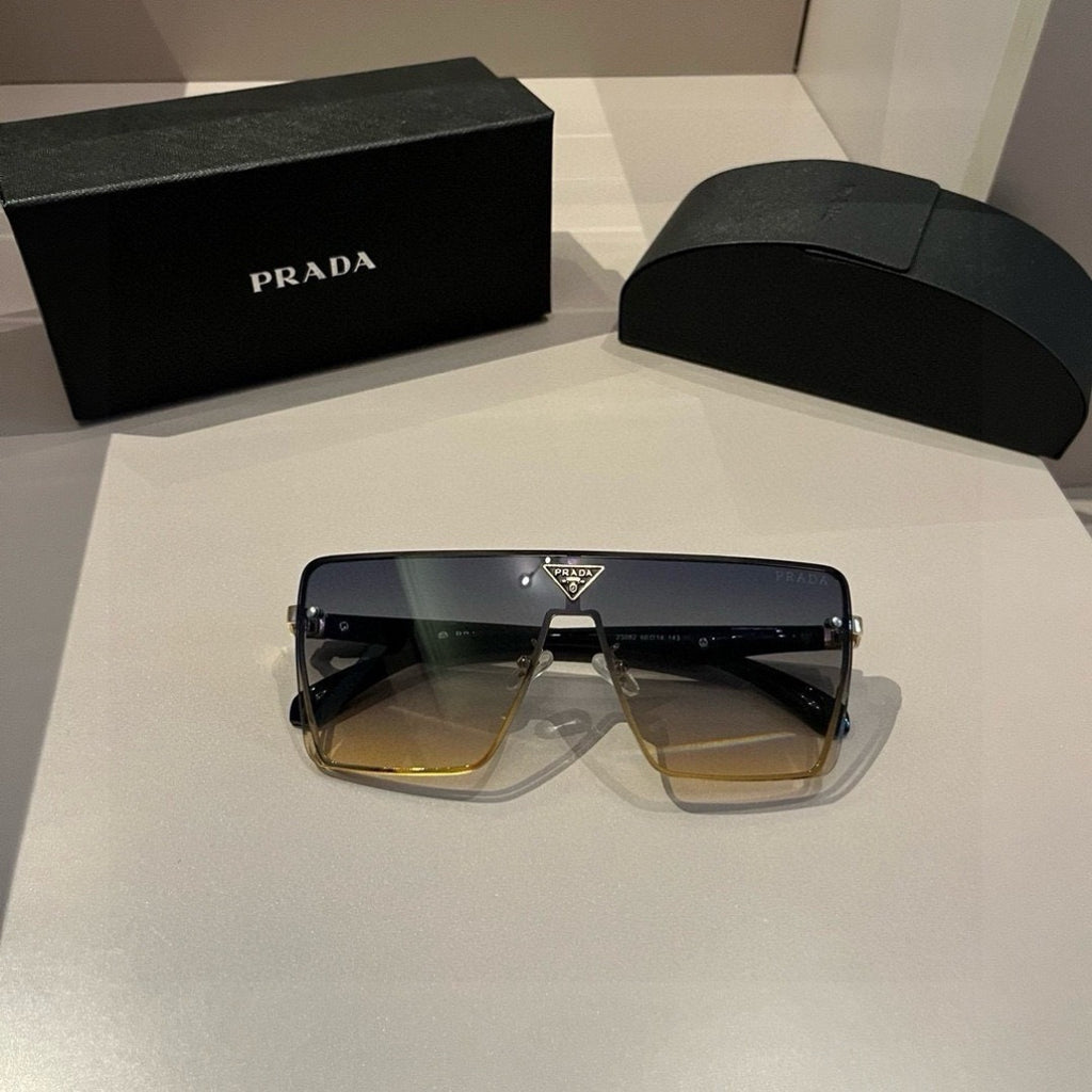 Prada Polarized Fashion Silver Lens Sunglasses for Men - 398930 - detail image 5