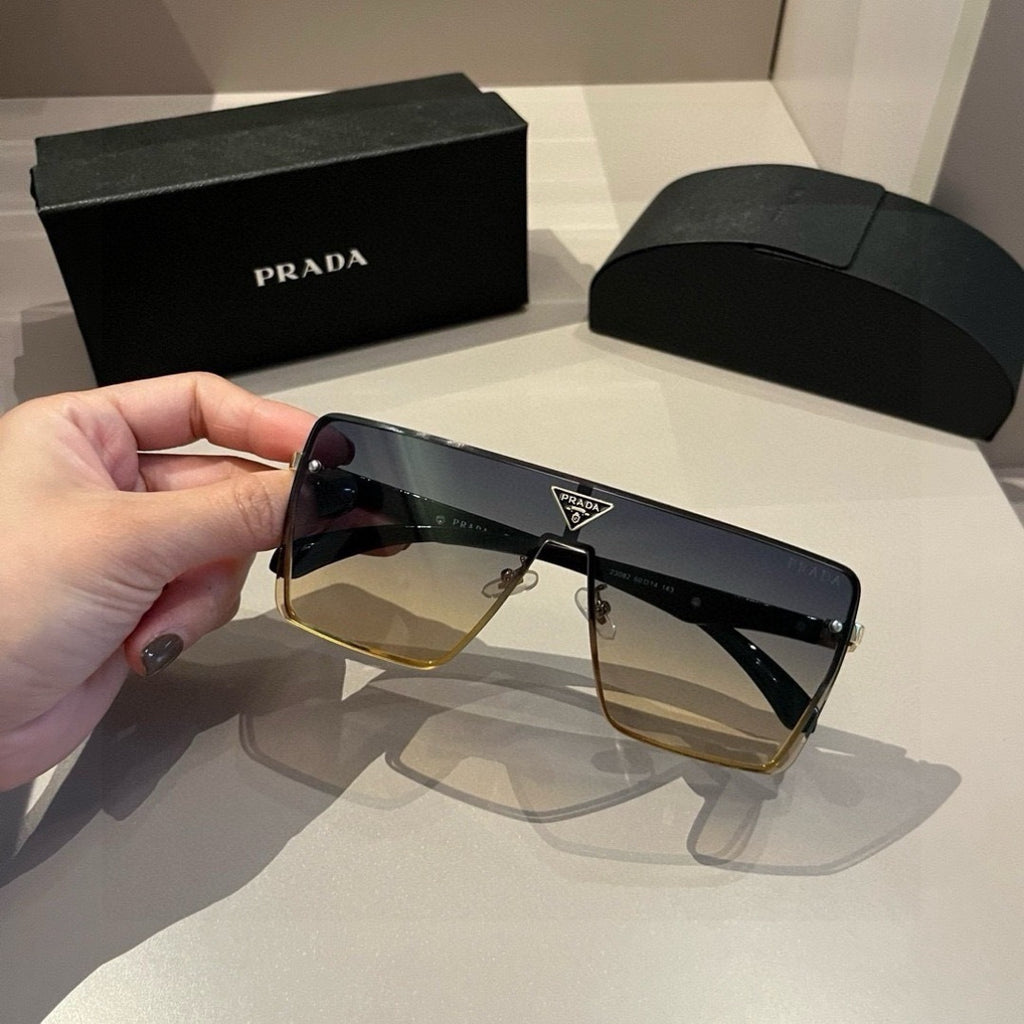 Prada Polarized Fashion Silver Lens Sunglasses for Men - 398930 - detail image 3