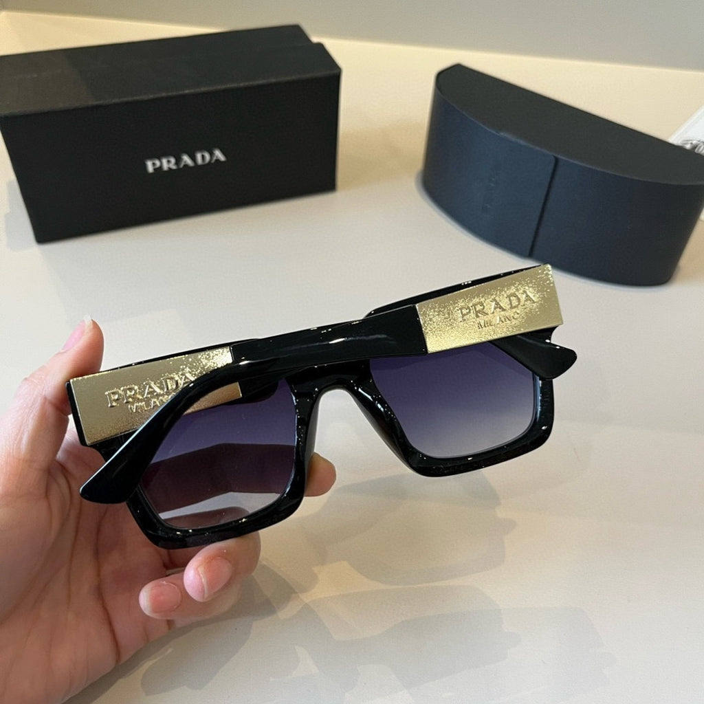 Prada Fashion Black Lens Sunglasses for Men & Women - 398931 - detail image 7