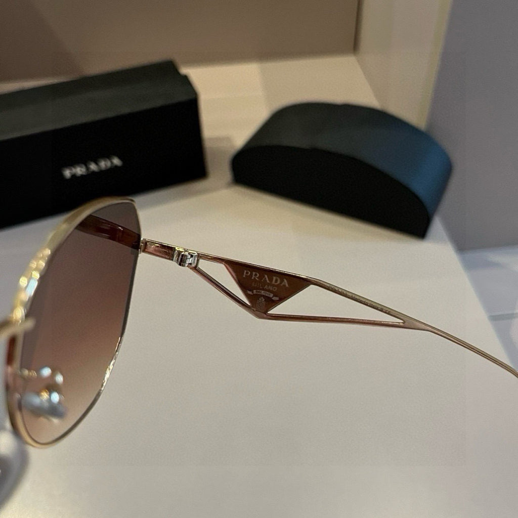 Prada Fashion Brown Lens Sunglasses for Women - detail image 6