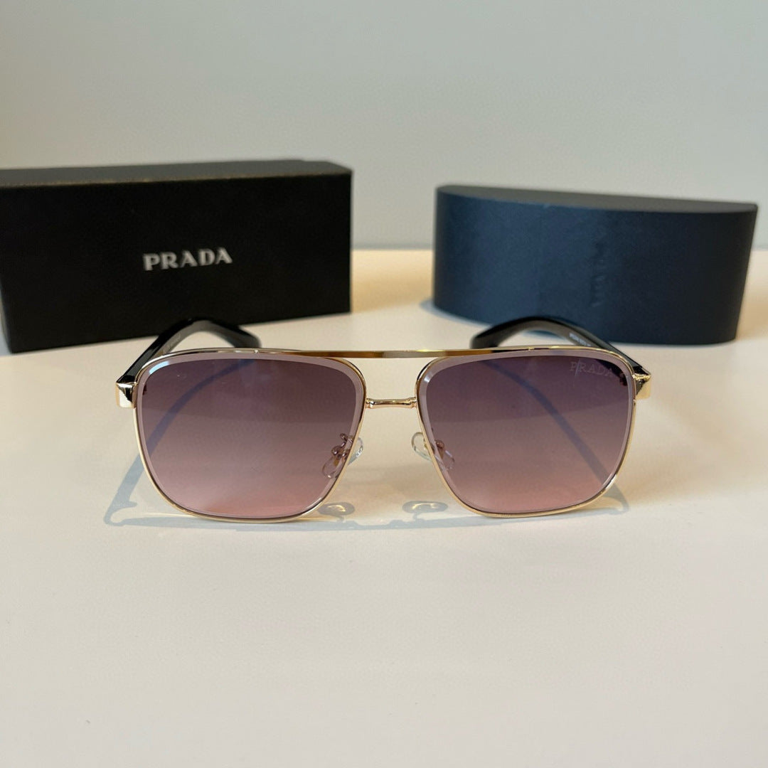 Prada Polarized Fashion Red Lens Sunglasses for Men - detail image 2