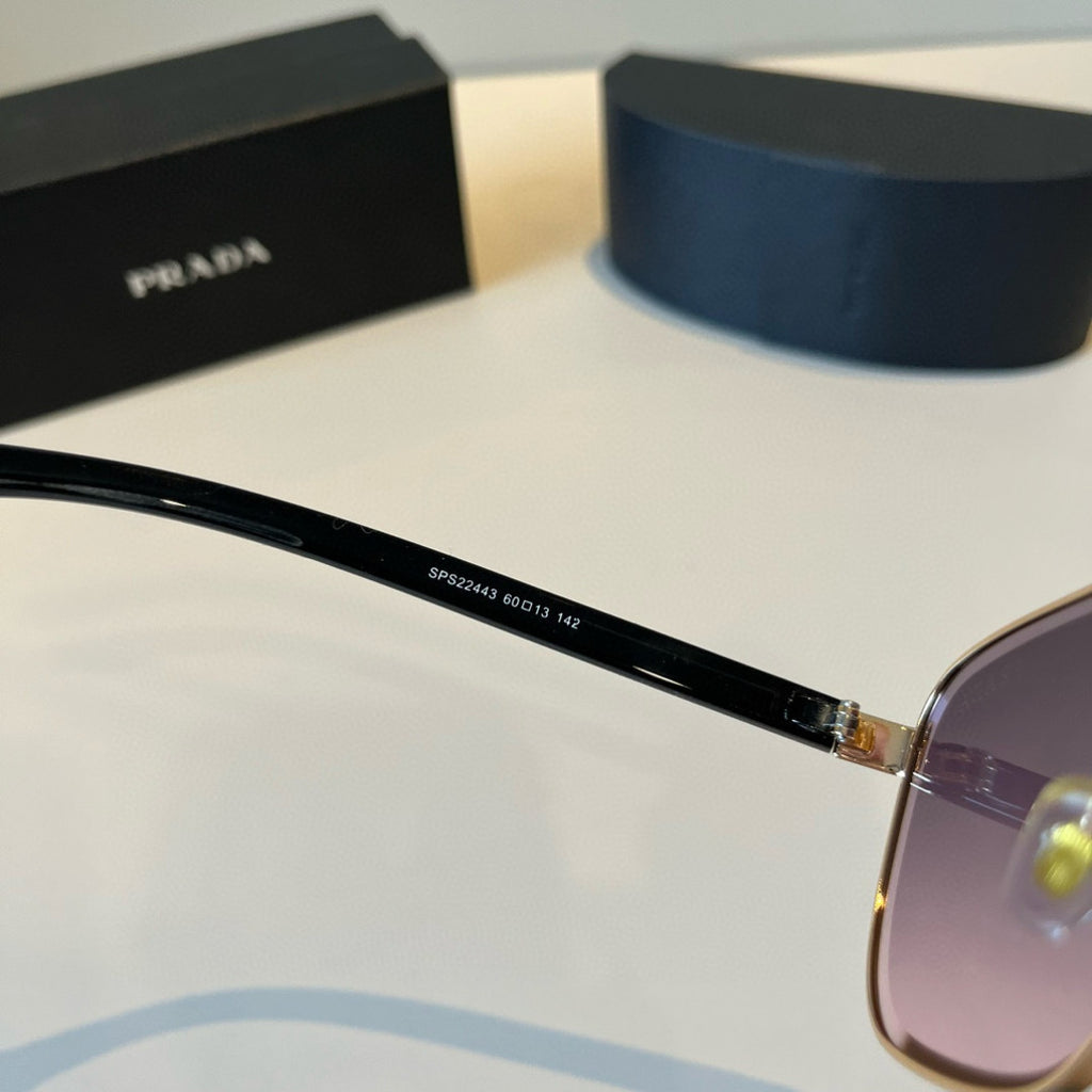 Prada Polarized Fashion Red Lens Sunglasses for Men - detail image 10