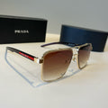Prada Polarized Fashion Brown Lens Sunglasses for Men - 415804