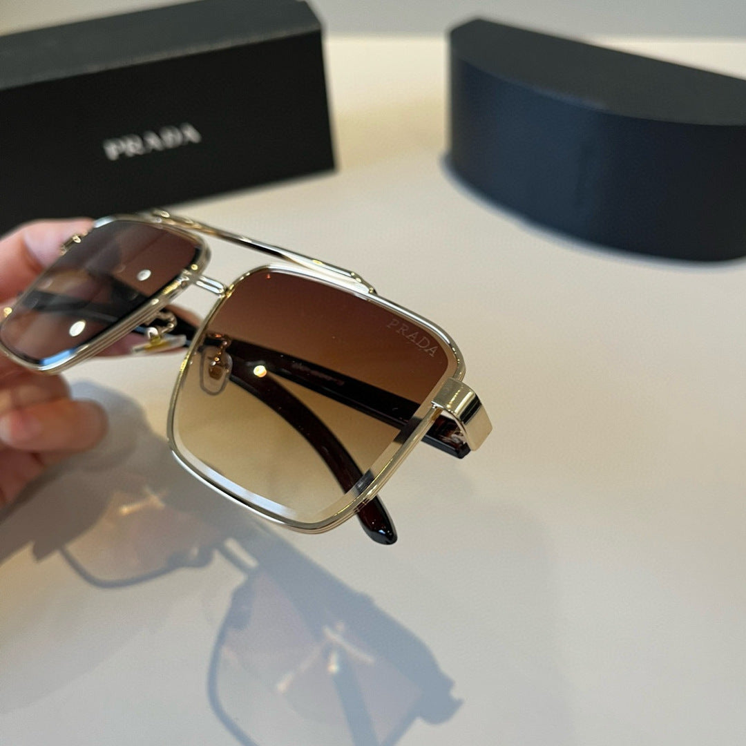 Prada Polarized Fashion Brown Lens Sunglasses for Men - 415804 - detail image 5