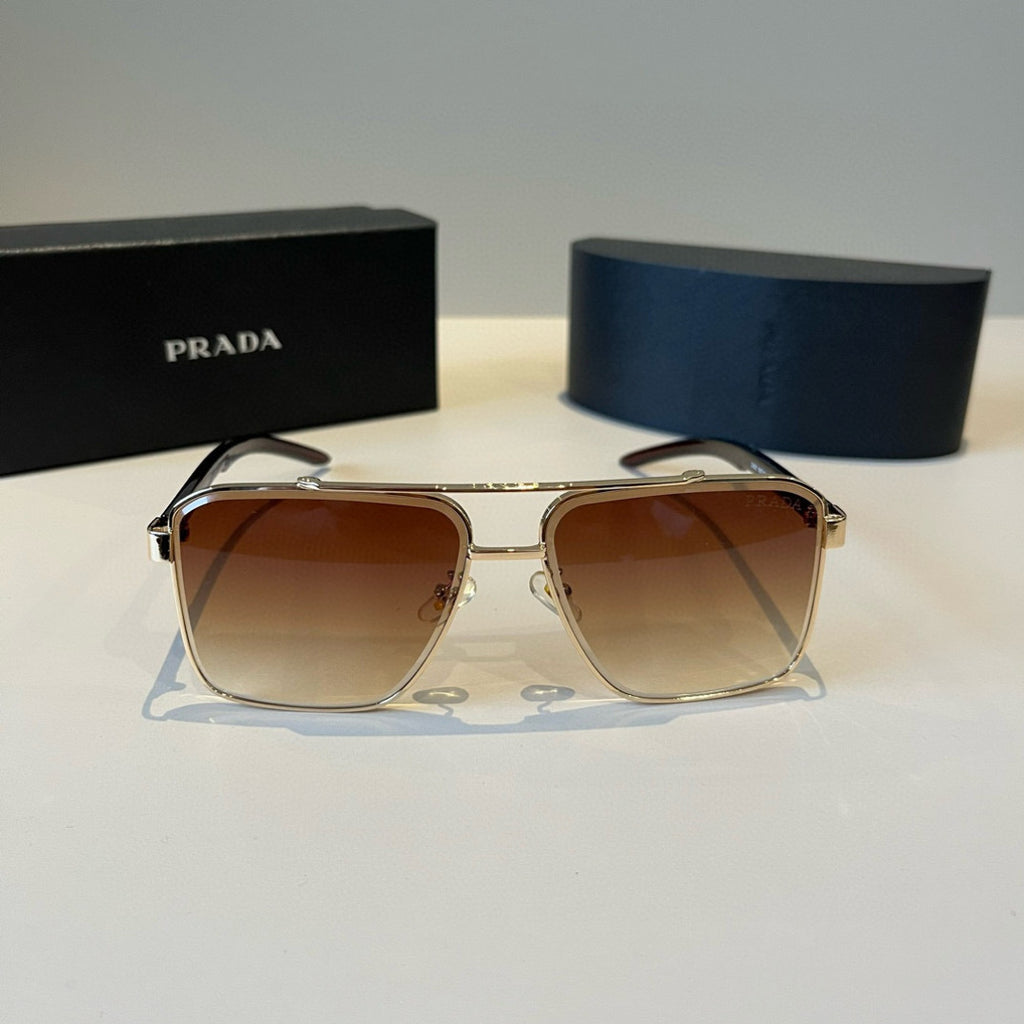 Prada Polarized Fashion Brown Lens Sunglasses for Men - 415804 - detail image 2