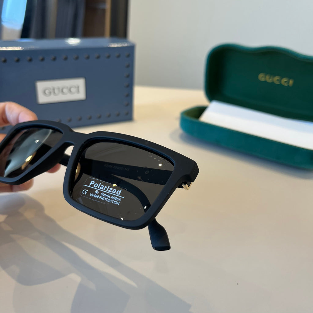 Gucci Metal Aviator Black Lens Sunglasses for Men & Women - 414995 - detail image 9