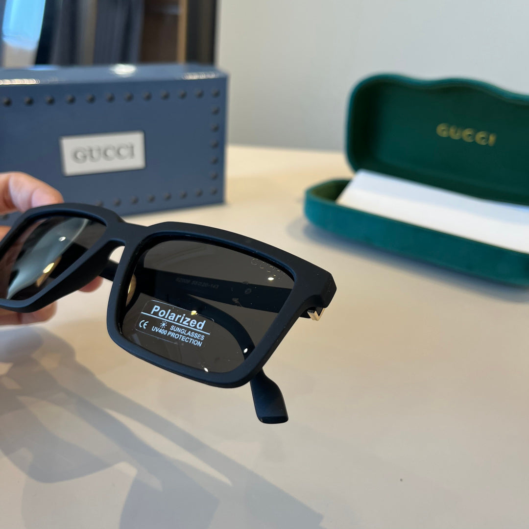 Gucci Metal Aviator Black Lens Sunglasses for Men & Women - 414995 - detail image 9