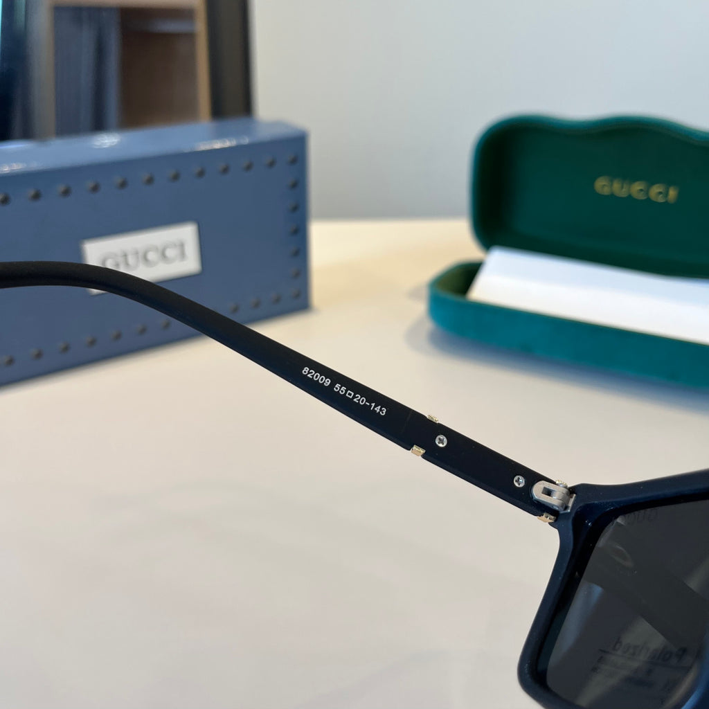 Gucci Metal Aviator Black Lens Sunglasses for Men & Women - 414995 - detail image 6