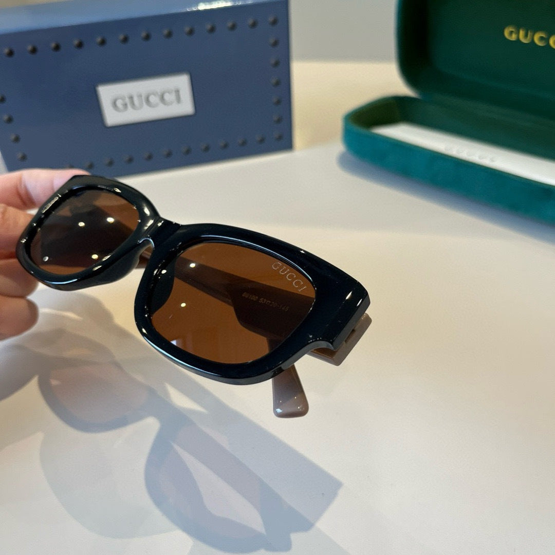 Gucci Oversized Black Lens Sunglasses for Women - 414996 - detail image 7