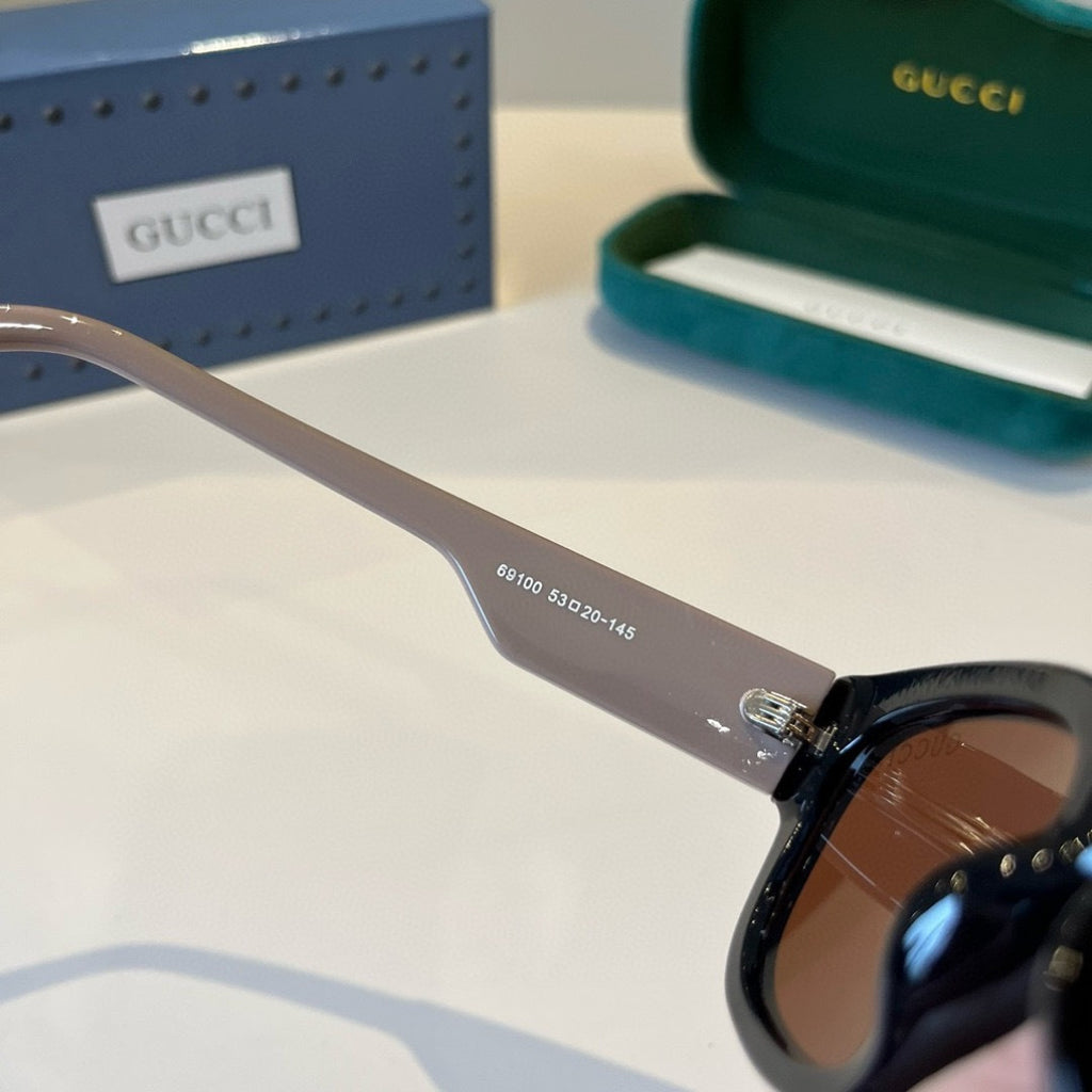 Gucci Oversized Black Lens Sunglasses for Women - 414996 - detail image 10