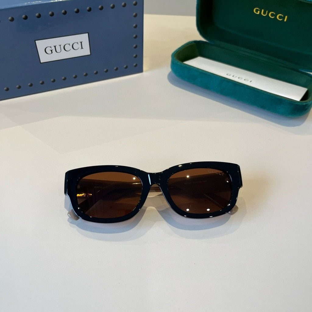 Gucci Oversized Black Lens Sunglasses for Women - 414996 - detail image 8