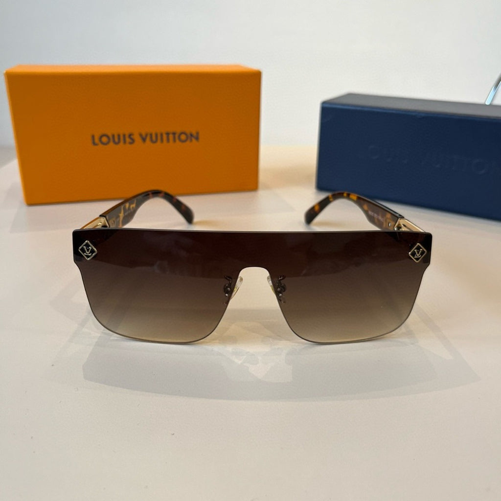 Louis Vuitton Metal Aviator Brown Lens Sunglasses for Men & Women - 431149 - detail image 2