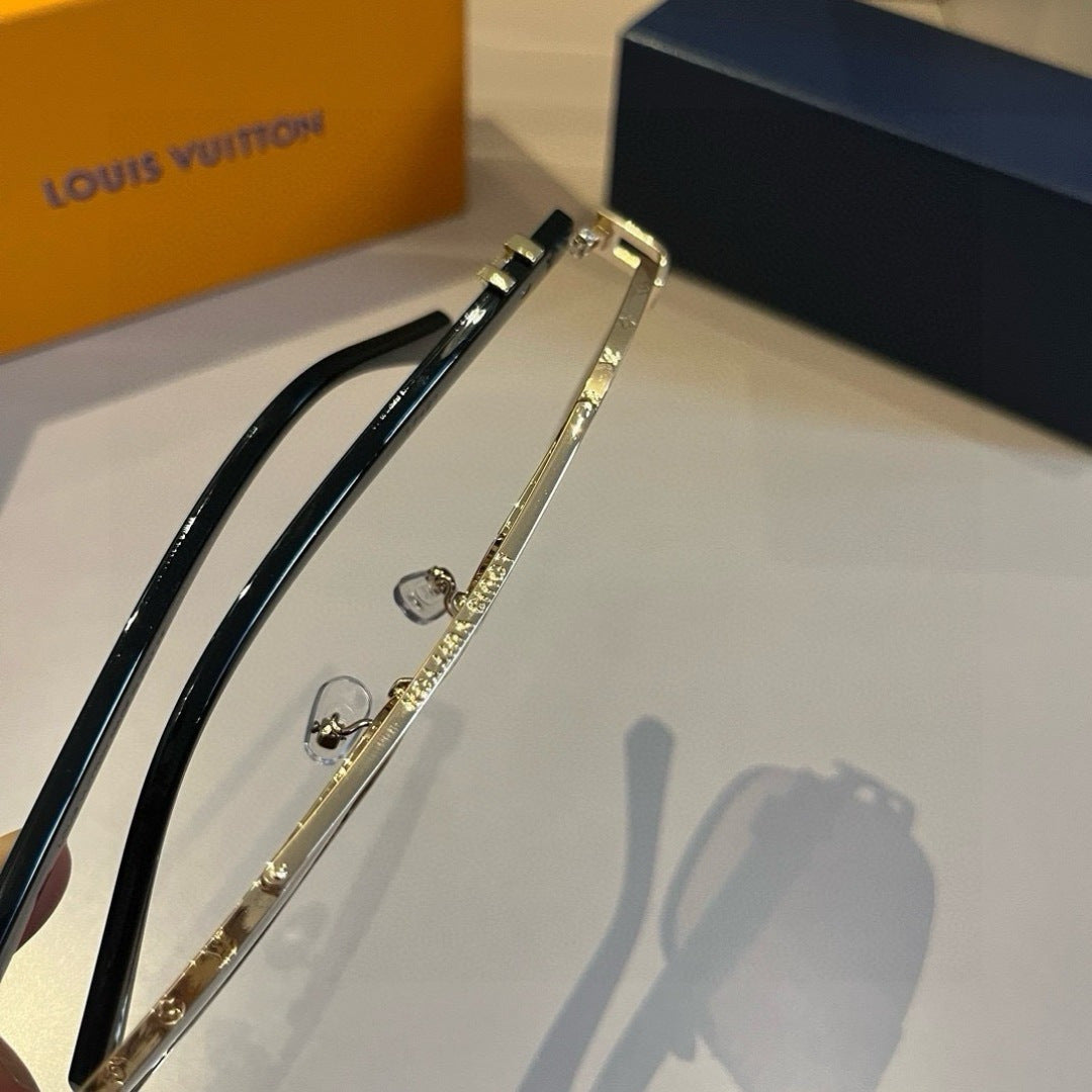 Louis Vuitton Metal Aviator Gold Lens Sunglasses for Men & Women - 431151 - detail image 7