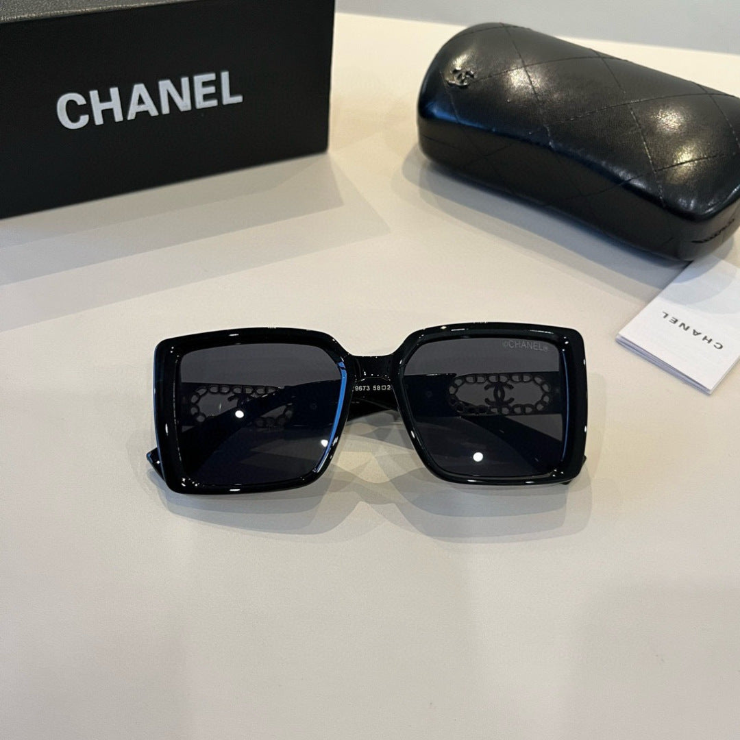 Chanel Oversized Silver Lens Sunglasses for Men & Women - 486680 - detail image 5