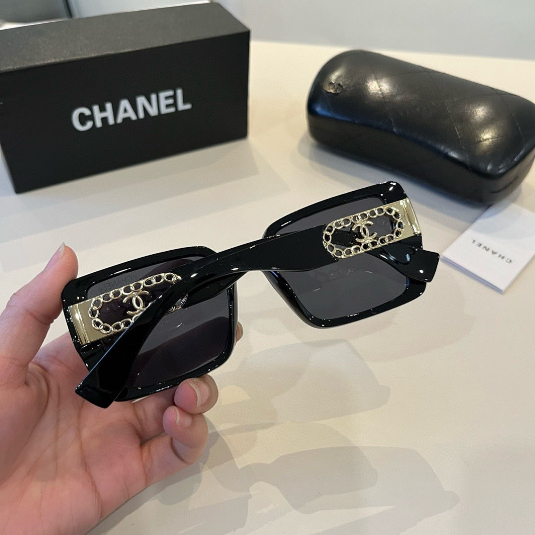 Chanel Oversized Silver Lens Sunglasses for Men & Women - 431569 - detail image 8
