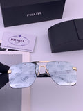 Prada Fashion Silver Lens Sunglasses for Men - 415694