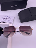 Prada Fashion Black Lens Sunglasses for Men - 415699