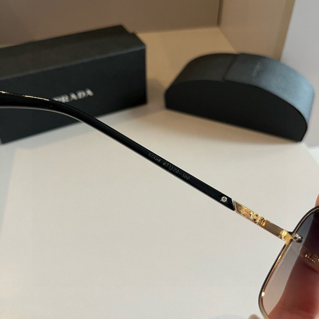 Prada Polarized Fashion Silver Lens Sunglasses for Men - 487101 - detail image 8