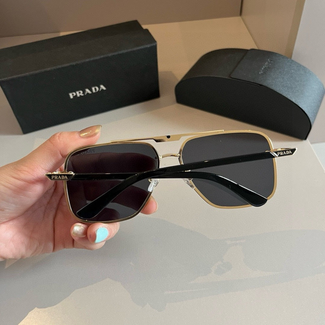 Prada Polarized Fashion Silver Lens Sunglasses for Men - 432049 - detail image 6