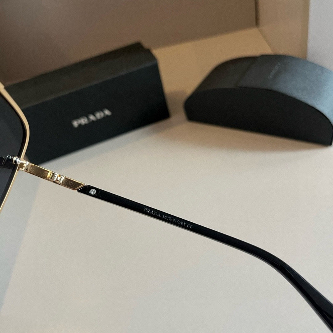 Prada Polarized Fashion Silver Lens Sunglasses for Men - 487102 - detail image 8