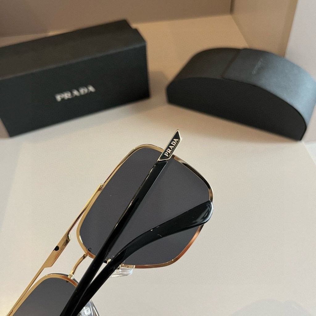 Prada Polarized Fashion Silver Lens Sunglasses for Men - 432049 - detail image 5