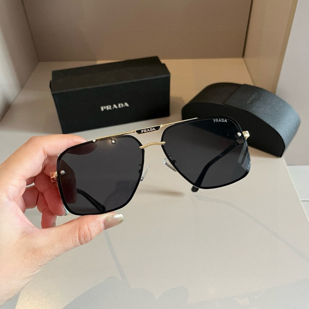 Prada Polarized Fashion Silver Lens Sunglasses for Men - 432049 - detail image 4