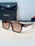 Prada Polarized Square Red Lens Sunglasses for Men & Women
