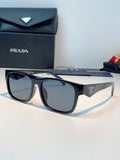 Prada Polarized Square Blue Lens Sunglasses for Men & Women