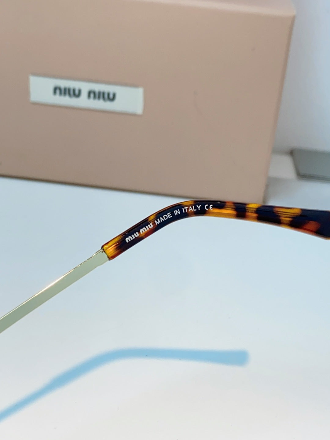Miu Miu Metal Round Brown Lens Sunglasses for Men & Women - detail image 8