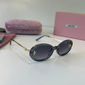 Miu Miu Fashion Silver Lens Sunglasses for Men & Women - 372416