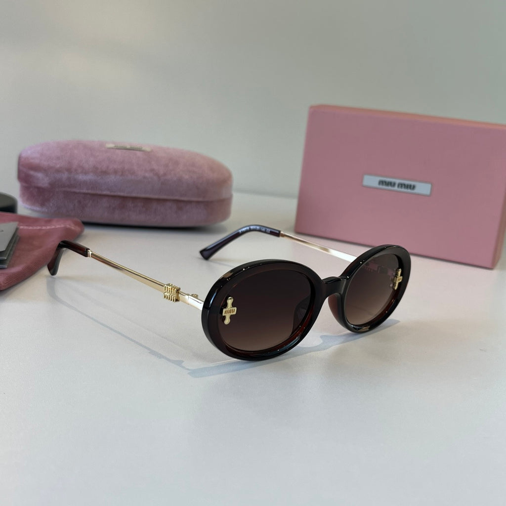 Miu Miu Fashion Silver Lens Sunglasses for Men & Women - 372384