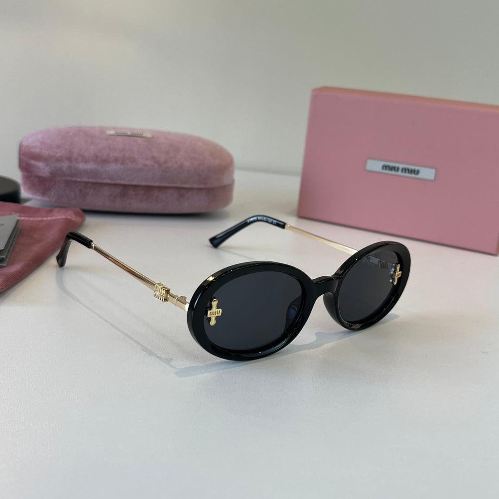 Miu Miu Fashion Silver Lens Sunglasses for Men & Women - 372385