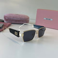 Miu Miu Fashion Silver Lens Sunglasses for Men & Women - 372386