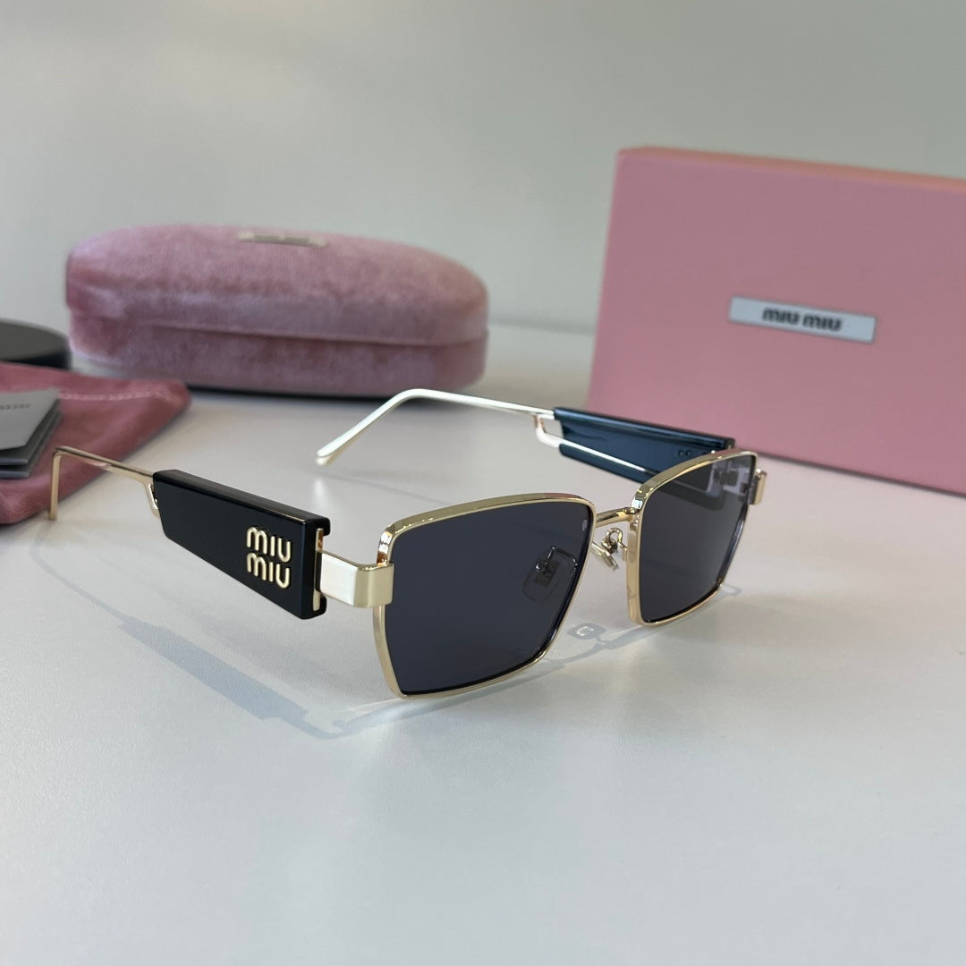 Miu Miu Fashion Silver Lens Sunglasses for Men & Women - 372386