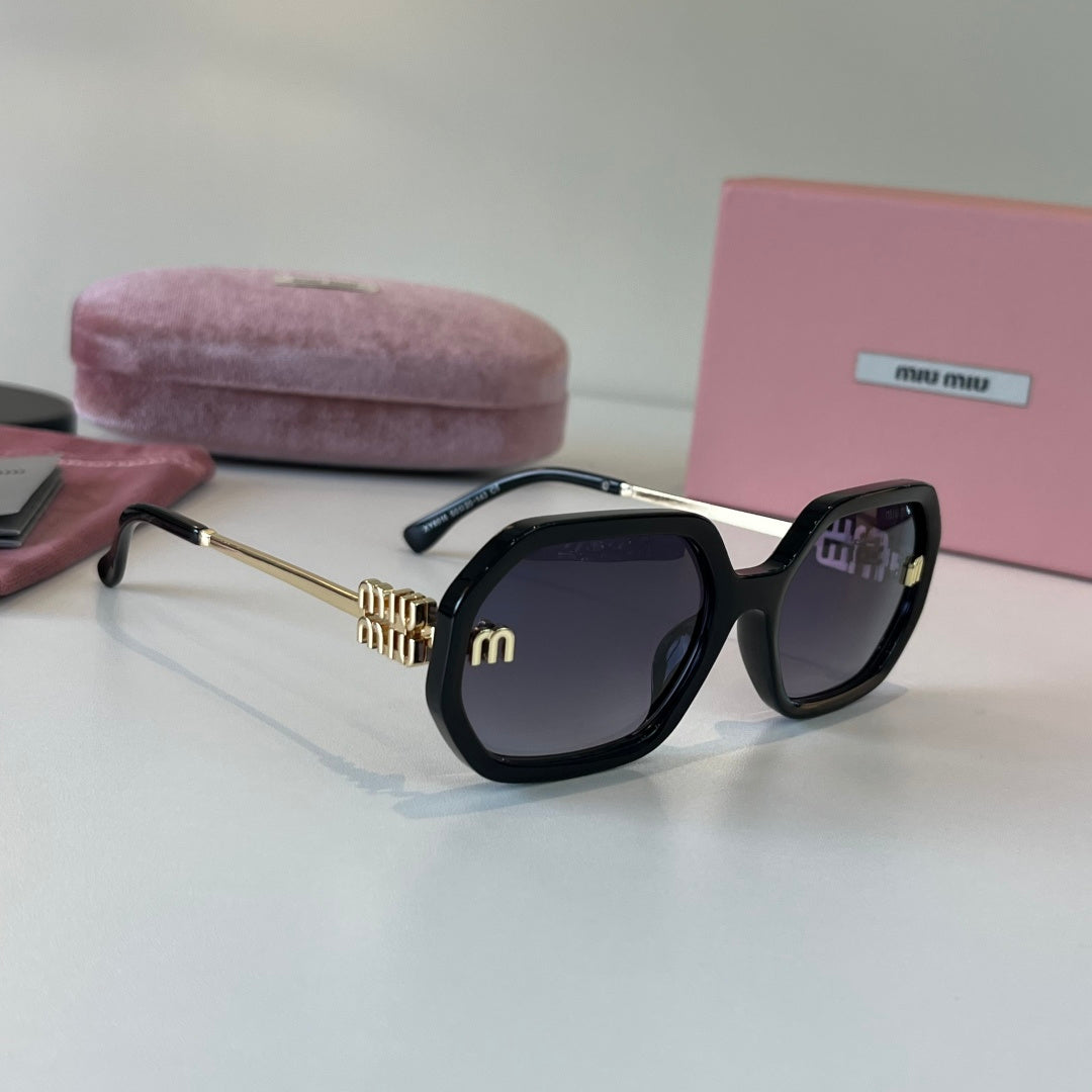 Miu Miu Fashion Silver Lens Sunglasses for Men & Women - 372388
