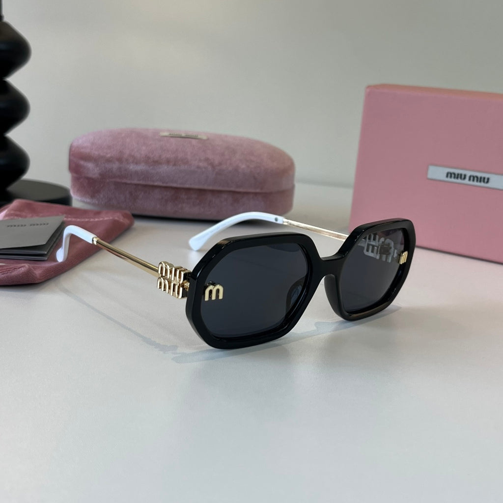 Miu Miu Fashion Silver Lens Sunglasses for Men & Women - 372391